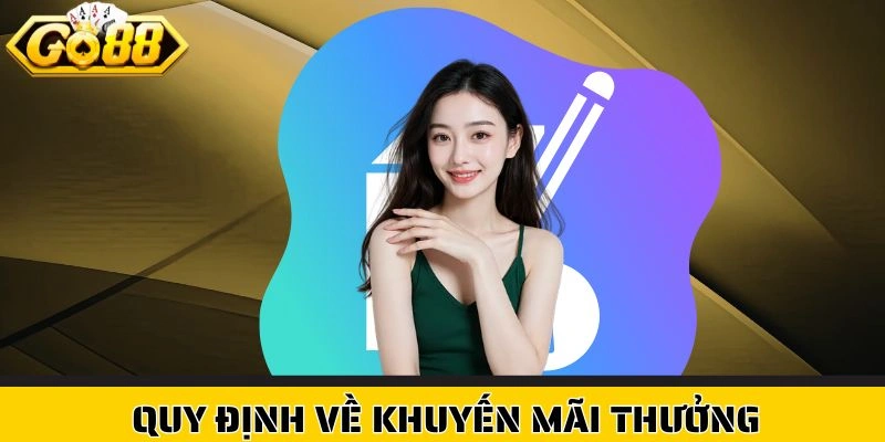 Quy định về khuyến mãi thưởng